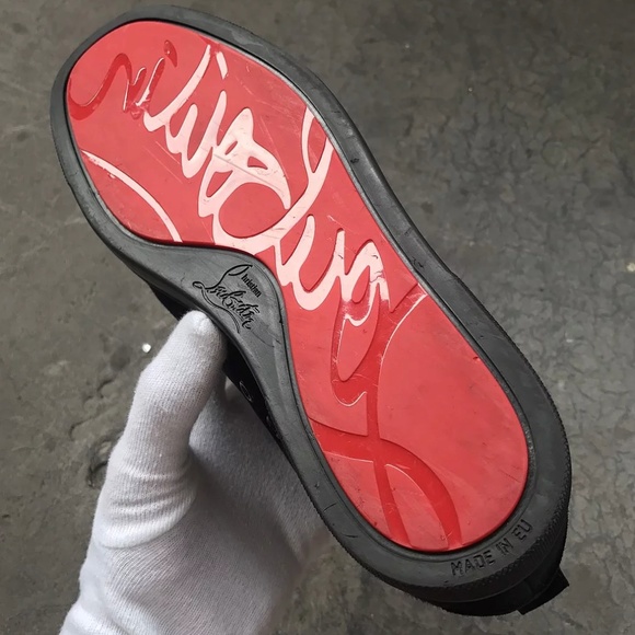 christian louboutin Hightops Cloth Half spikes - Picture 7 of 7